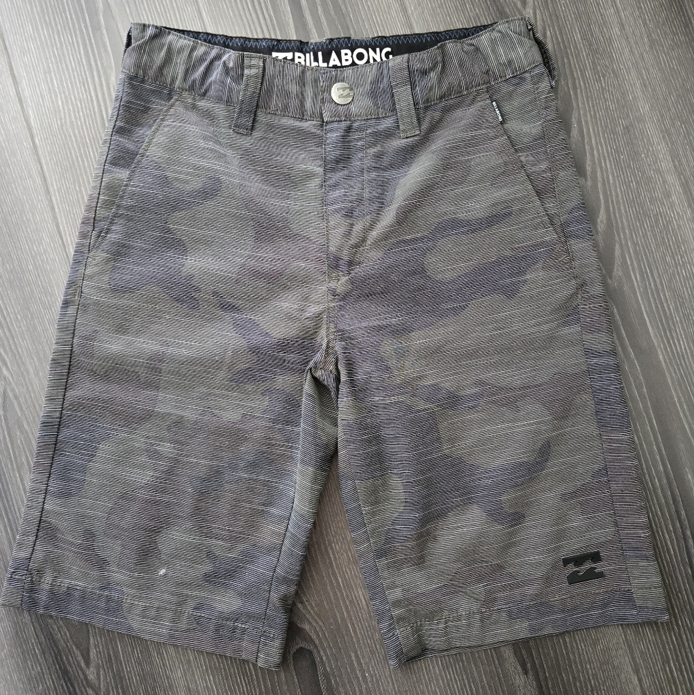 Billabong Gray Camouflage Shorts